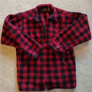 Vintage Johnson Woolen Mills Buffalo Plaid Jacket - Small